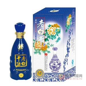 张衡老白干酒52°蓝陶480ml