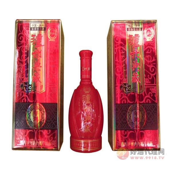 泸州典藏百年鸿运  白酒红瓶