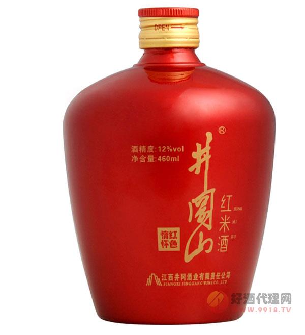 井冈山红色情怀红米酒红瓶12度-460毫升