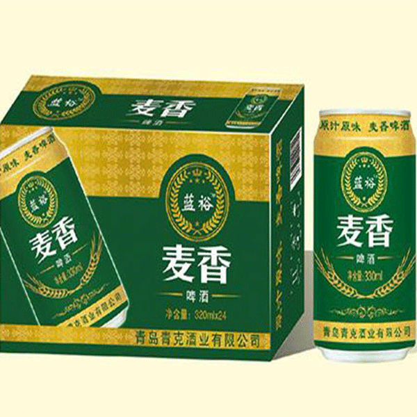 蓝裕麦香啤酒320mlx24罐