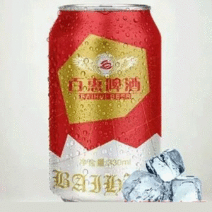 百惠啤酒330ml红罐
