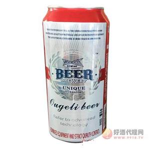 欧格利啤酒罐装
