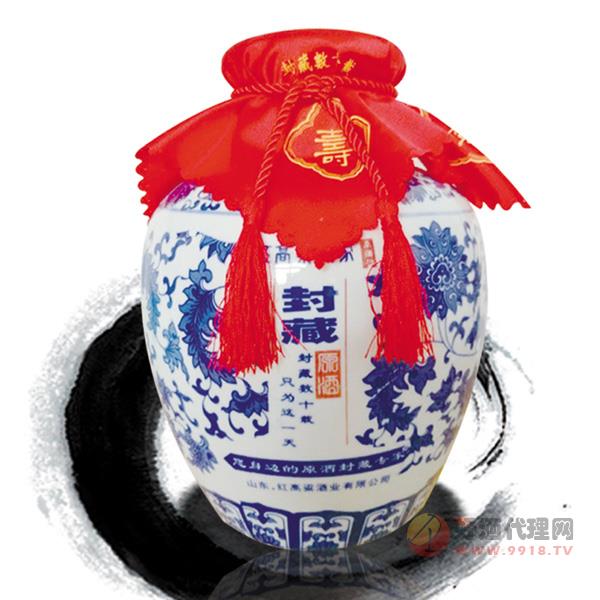 青花壇-浓香型60度粮食白酒5L