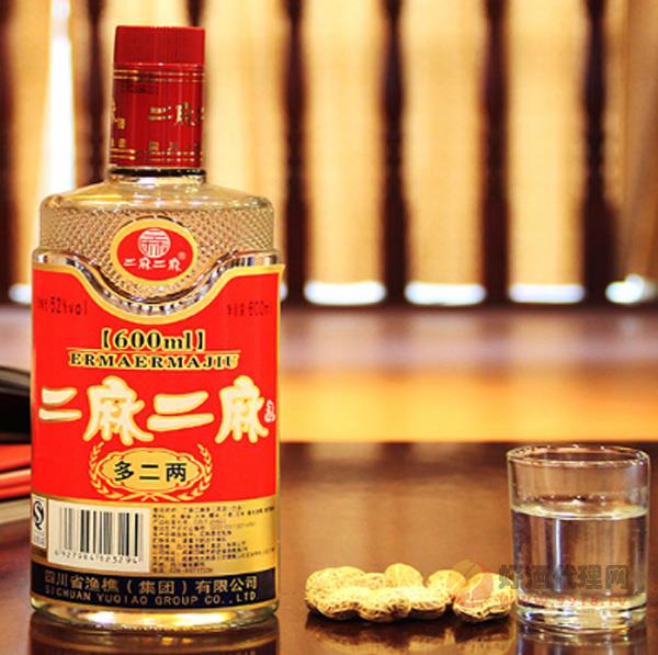 52度-600ml二麻多二两白酒