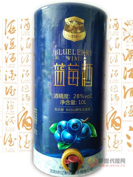 28度辽醉坊蓝莓酒10升