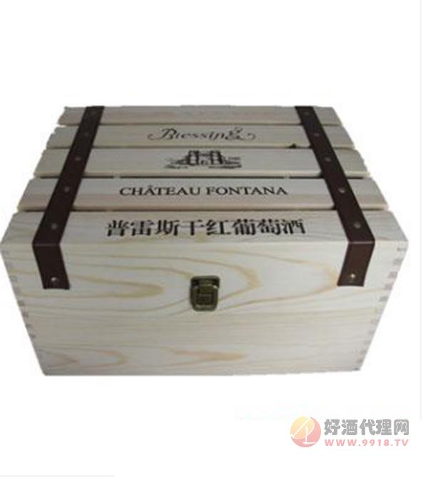 m001六支木盒葡萄酒包装