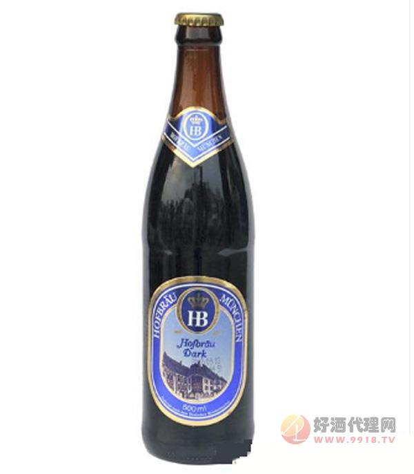 德国皇-家HB瓶装黑啤酒500ml