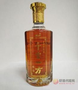 千古一方酒光瓶45度500ml