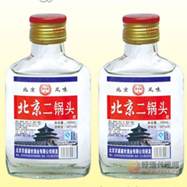 北京二锅头-56度100MLX40瓶清香型