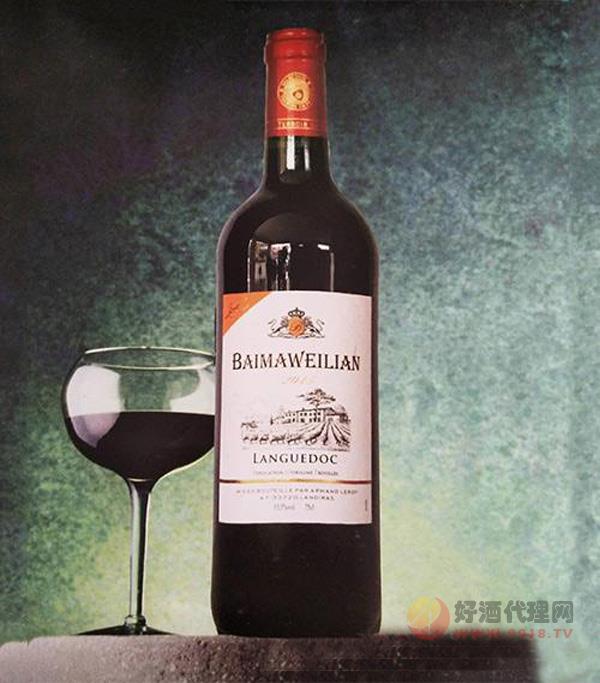 白马威廉朗格多克干红葡萄酒