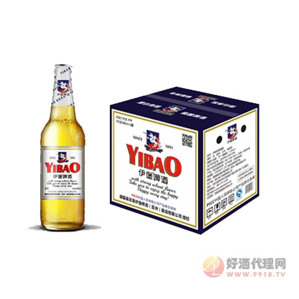 YIBAO伊堡棕瓶纸标500ml-9度