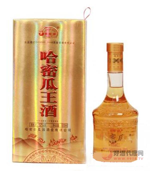 哈密御瓜园酒业-哈密瓜王酒500ml-黄瓶