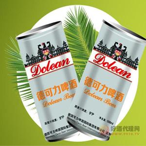 德可力啤酒9度500ml罐装