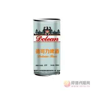 德可力啤酒-9度500ml罐装