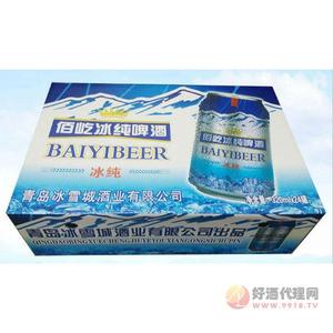 佰屹冰纯啤酒-320ml箱装啤酒