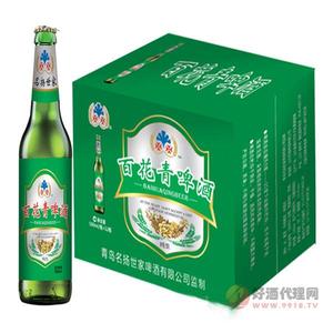纯生百花青啤酒500ml箱装啤酒