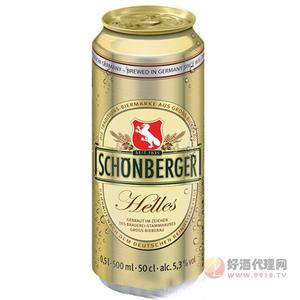 盛堡黄啤酒5.3度500ml