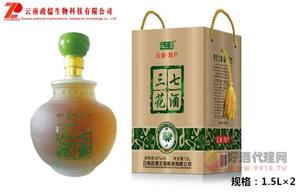 42度云三宝三七花酒1.5L