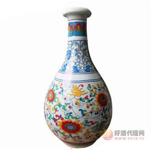 九粮酒业三斤大坛花瓶散装白酒