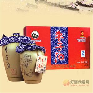 枣子酒2L两坛箱装果酒