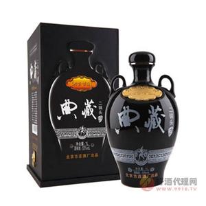 1000ml53度典藏黑瓷二锅头酒