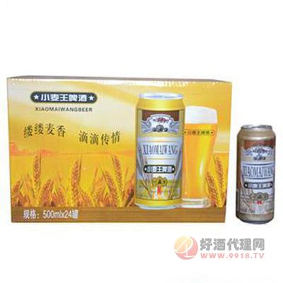 山东晏河泉小麦啤酒500ml罐装