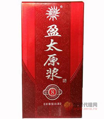 青岛盈太酒业-原浆8浓香型白酒500ml