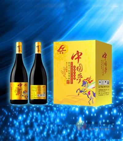 中国梦惠恩干红葡萄酒12度-黄箱装750ml