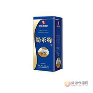 蜀乐缘铁盒蓝-白酒