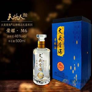 大美青海青稞46度500ml白酒