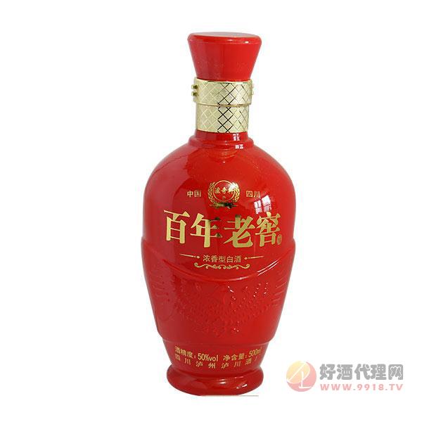 瀘奇軒百年老窖浓香型白酒500ml