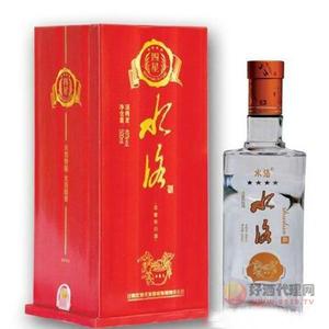 40度500ml水洛四星瓶装白酒