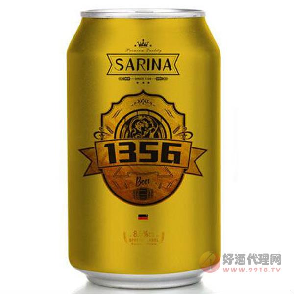 12°P萨瑞娜1356小麦原浆白啤罐装