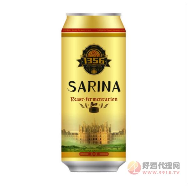 萨瑞娜1356黄色灌装啤酒
