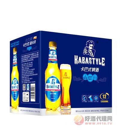 卡巴式冰纯啤酒8°P-500ml(蓝 )箱装