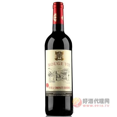 法国奥瑞安洛威古堡干红葡萄酒750ml