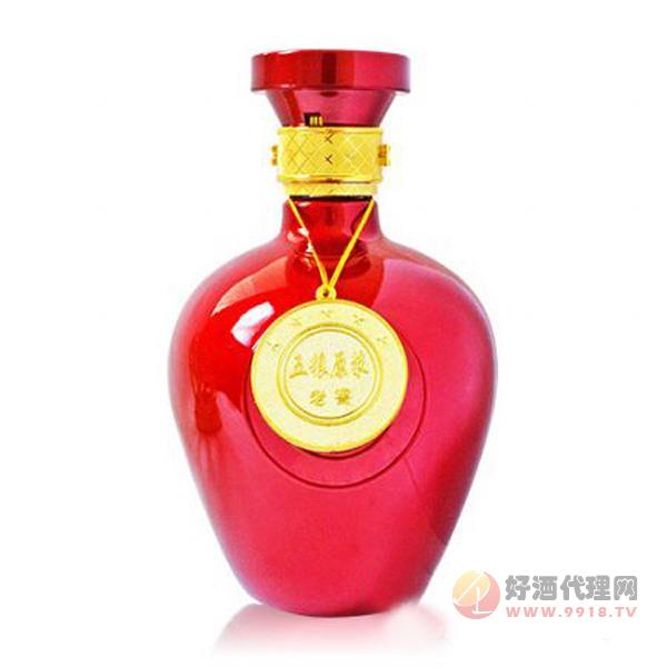 52°金成马500ml瓶装白酒