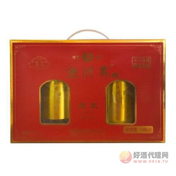 金成马金质五粮原浆箱装白酒