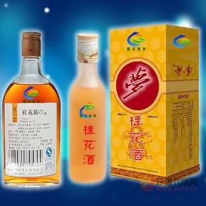 圆梦酒业瓶装桂花果酒