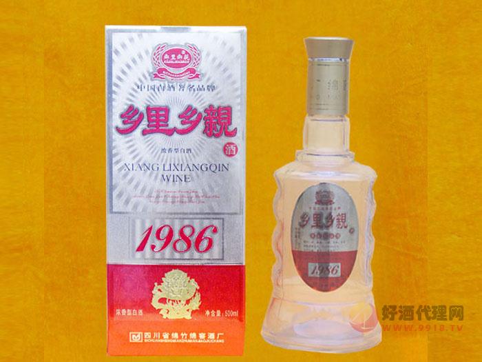 1986乡里乡亲白酒500ml
