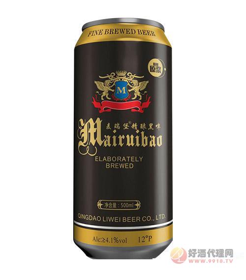 麦瑞堡精酿黑啤500ml