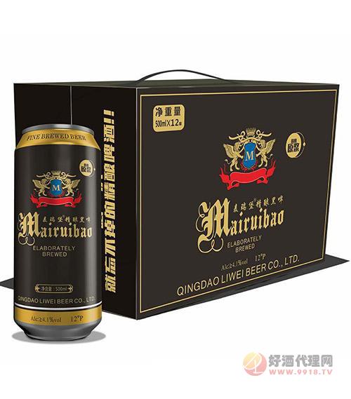 麦瑞堡精酿黑啤500mlx12