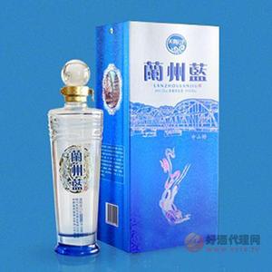 52度蓝色瓶装兰州蓝蓝色精品酒