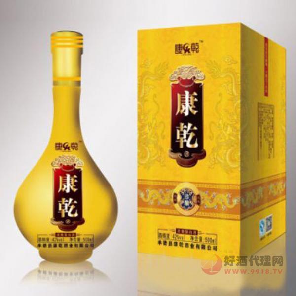 42度500ml康乾珍酿瓶装白酒