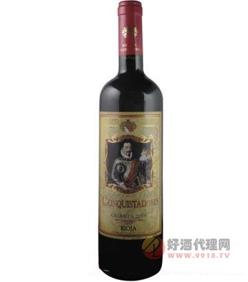 征服者陈酿红葡萄酒2008
