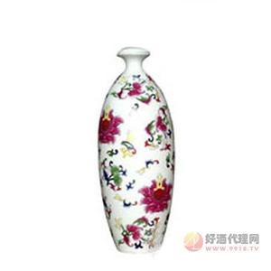 稻禾酒业典雅瓶装花开富贵酒