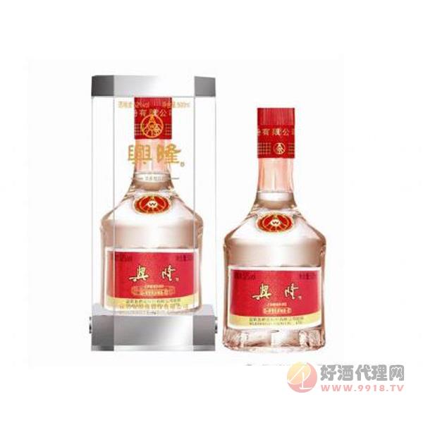 500ml五粮兴隆优品瓶装白酒