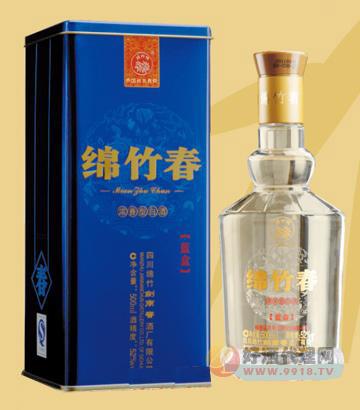 绵竹春-蓝盒（500ml×6瓶）