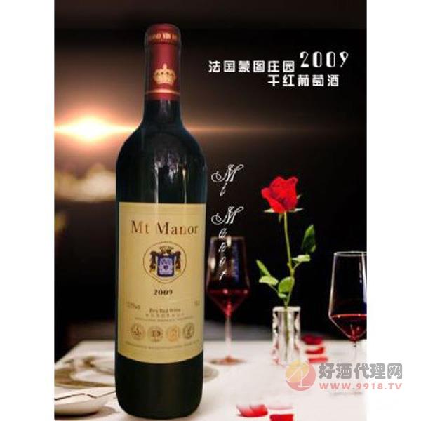 法国蒙图庄园干红葡萄酒12.5度750ml