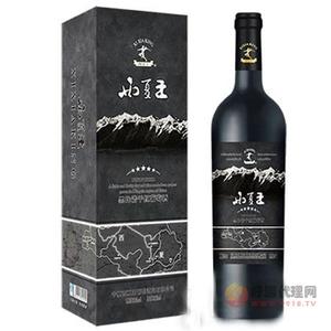 西夏王五星黑比诺干红葡萄酒12度750ml